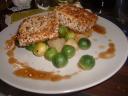 Tofu met sesam en spruitjes